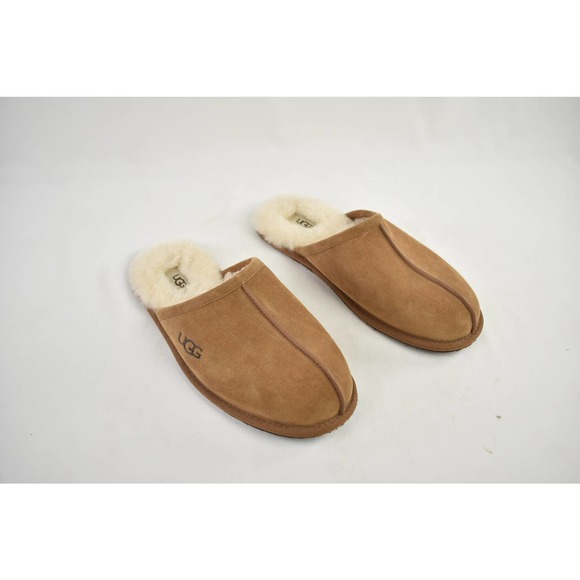UGG Scuff Sheepskin Slippers Chestnut Men’s Size 11 - Picture 9 of 10